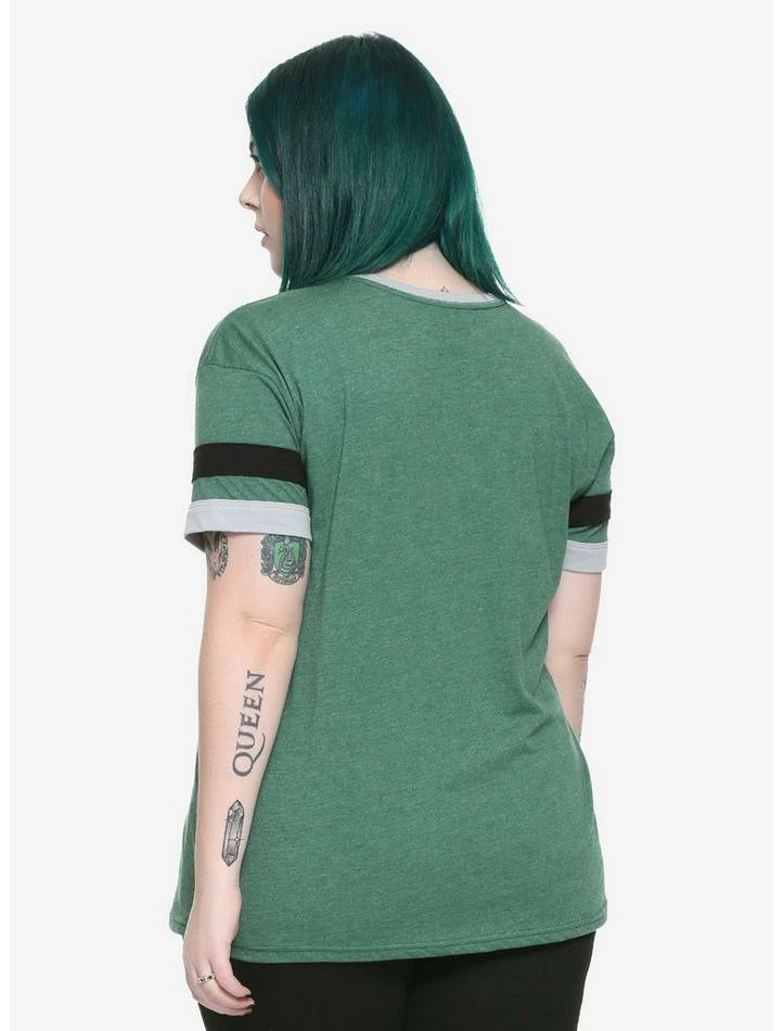 Top 10 β€οΈ Harry Potter Slytherin π§ Girls Athletic T-Shirt Plus Size β€οΈ - Image 3
