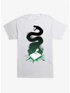 Best deal 🎁 Harry Potter Slytherin Serpent Paint T-Shirt 😀