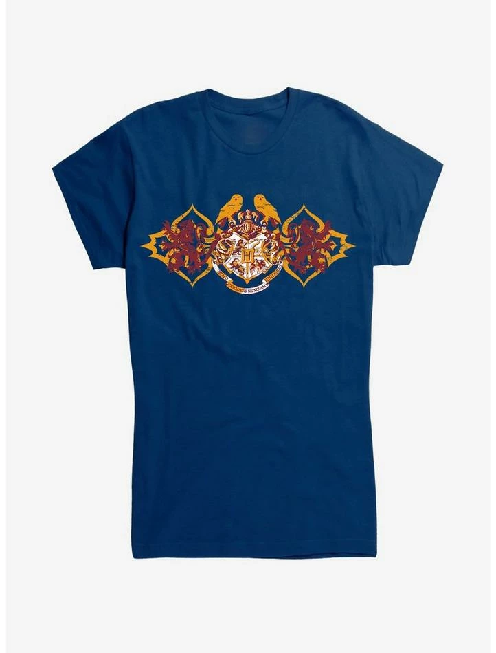 Coupon ๐ Harry Potter Hogwarts Shield and Gold ๐ง Girls T-Shirt โ๏ธ - Image 2