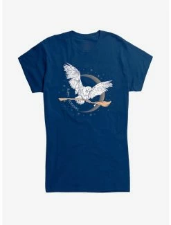 Best Pirce 👍 Harry Potter Hedwig Happy Holidays 👧 Girls T-Shirt 🎁