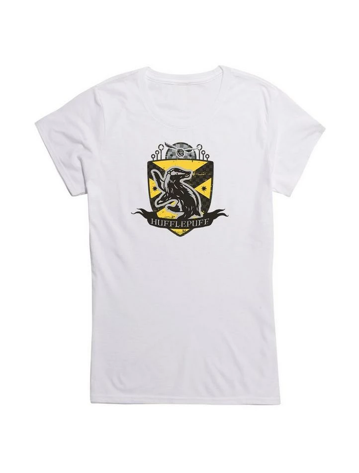 Coupon 😍 Harry Potter Hufflepuff Quidditch Team 👧 Girls T-Shirt 🔔 - Image 2