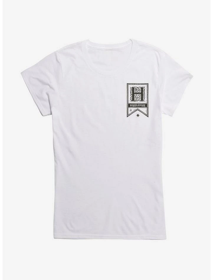 Best Sale ๐ Harry Potter Hufflepuff House Banner ๐ง Girls T-Shirt ๐คฉ - Image 2