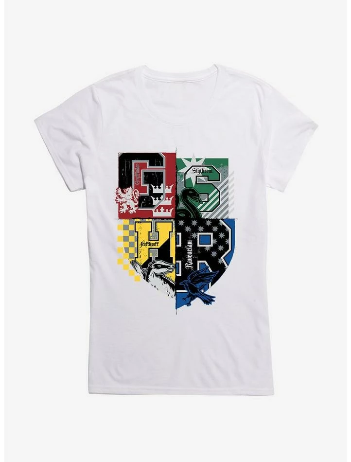 Budget ๐ Harry Potter House Colors Shield ๐ง Girls T-Shirt ๐ - Image 2