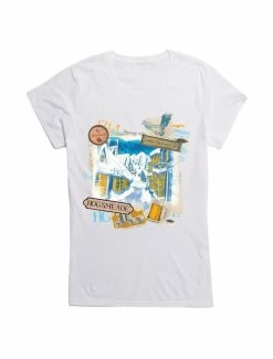 Discount 🎁 Harry Potter Hogsmeade Collage 👧 Girls T-Shirt 🎁
