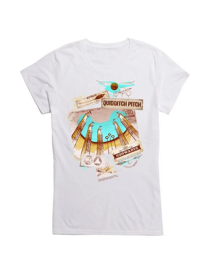 Outlet ๐ Harry Potter Quidditch Pitch ๐ง Girls T-Shirt โจ - Image 2