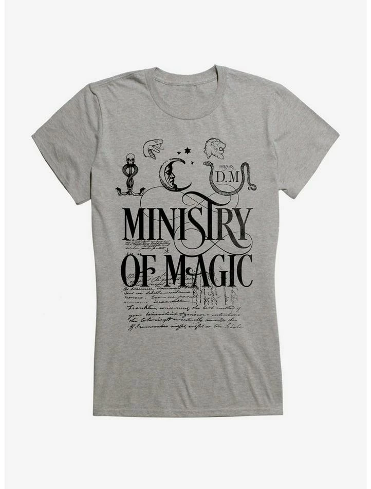 Wholesale π€© Harry Potter Ministry of Magic Text π§ Girls T-Shirt π - Image 2