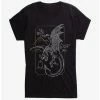 Hot Sale ⭐ Harry Potter Dragon Flight 👧 Girls T-Shirt 💯