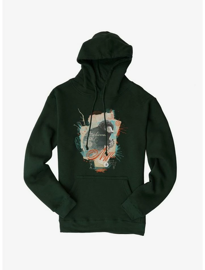 Cheap ๐คฉ Fantastic Beasts Niffler Watercolor Hoodie ๐ - Image 2