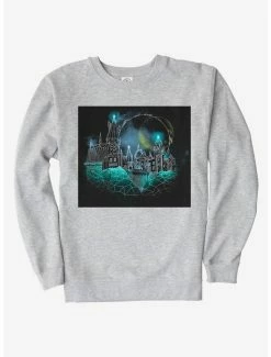 Best Pirce ⭐ Harry Potter Hogwarts Castle Outline Sweatshirt 😍