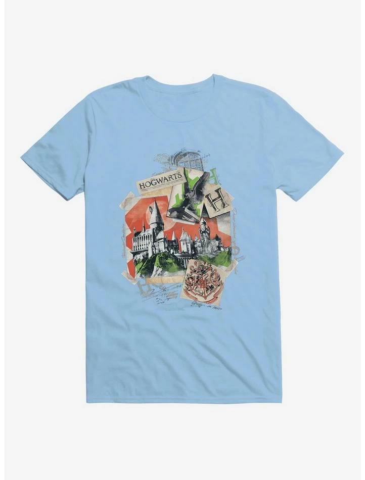 Brand new 🤩 Harry Potter Hogwarts Castle Collage T-Shirt 😍