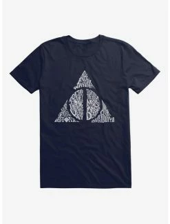 Wholesale 😍 Harry Potter Deathly Hallows Script T-Shirt 😀