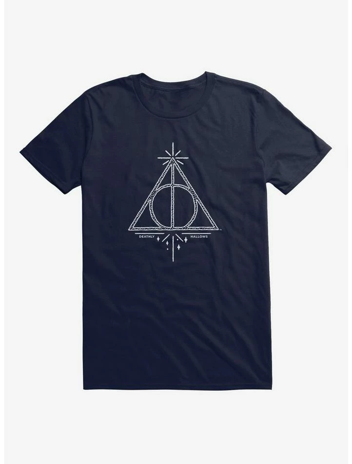 Brand new โ๏ธ Harry Potter Deathly Hallows Symbol T-Shirt โจ - Image 4