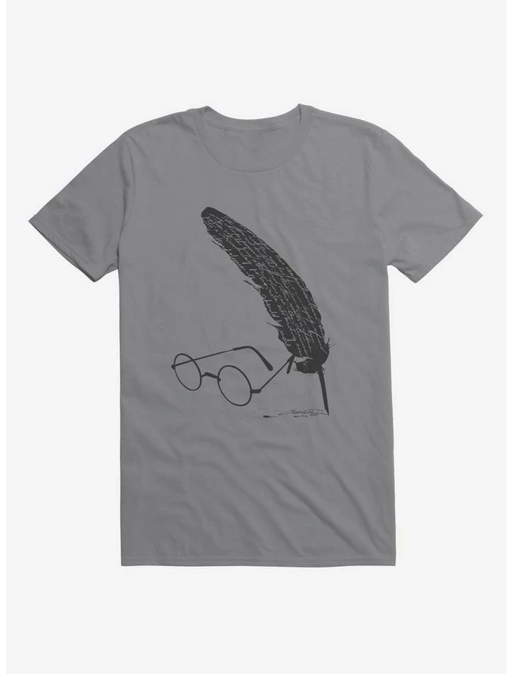 Outlet β Harry Potter Glasses and Quill Script T-Shirt π - Image 3