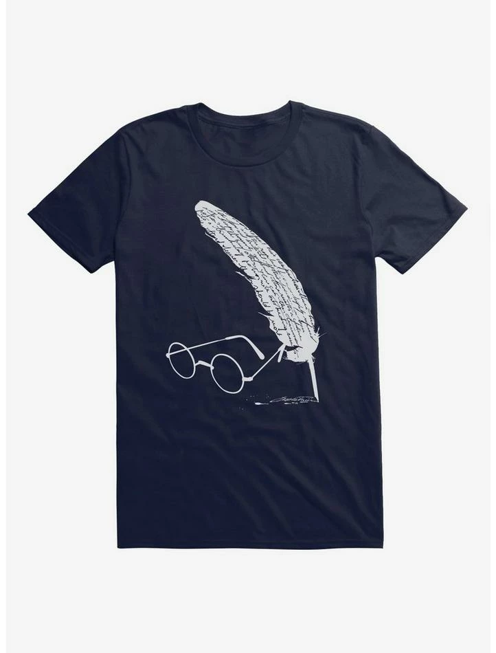 Outlet β Harry Potter Glasses and Quill Script T-Shirt π - Image 4