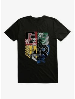 Coupon ✔️ Harry Potter House Colors Shield T-Shirt 🔔