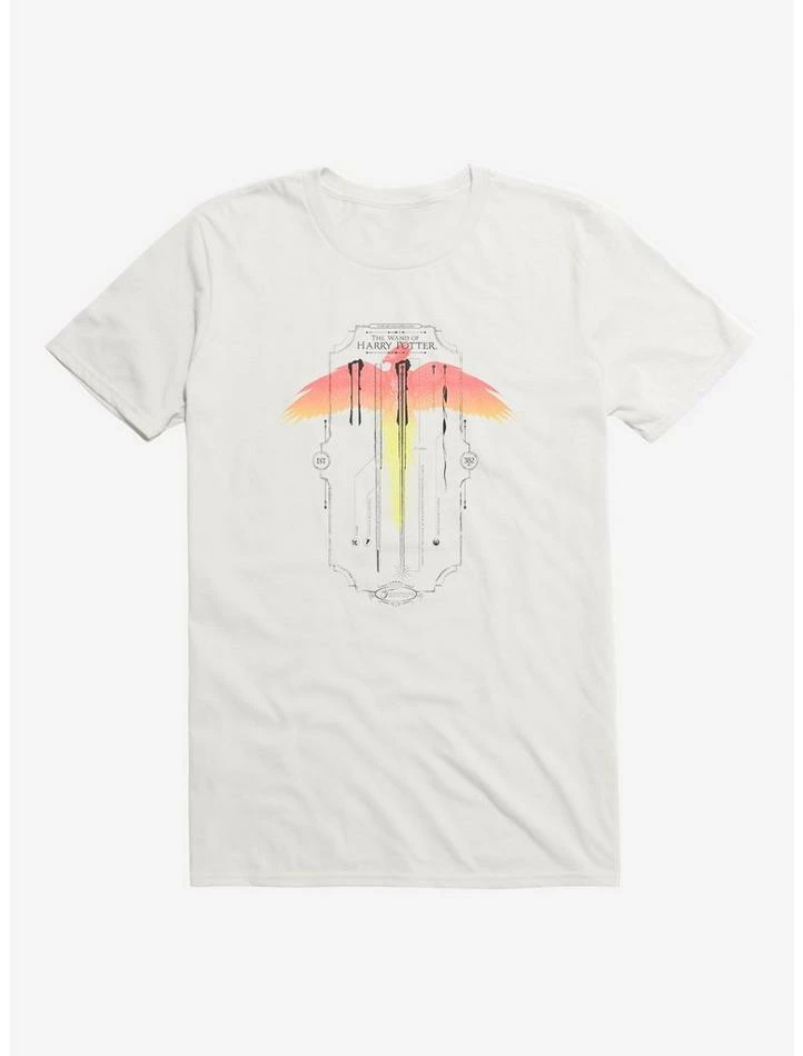 Best Pirce โจ Harry Potter Potter Wand Phoenix Feather Black T-Shirt ๐ - Image 7