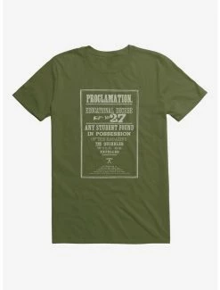 New ⌛ Harry Potter Proclamation No.27 T-Shirt 🎉