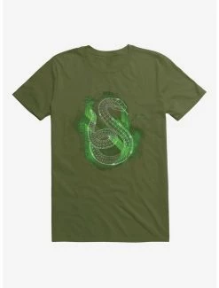 Budget ⭐ Harry Potter Slytherin Snake T-Shirt ❤️
