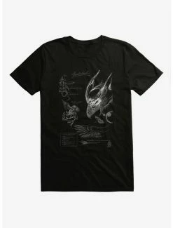 New 🥰 Fantastic Beasts Thunderbird Sketches T-Shirt 🛒