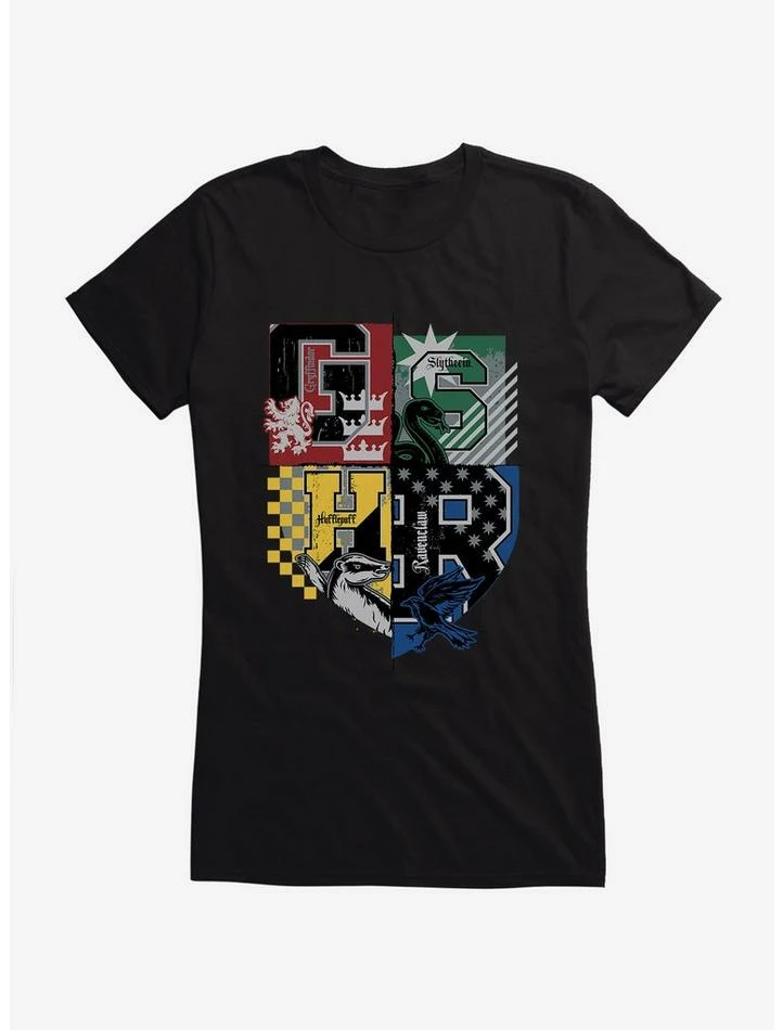 Budget ๐ Harry Potter House Colors Shield ๐ง Girls T-Shirt ๐ - Image 3