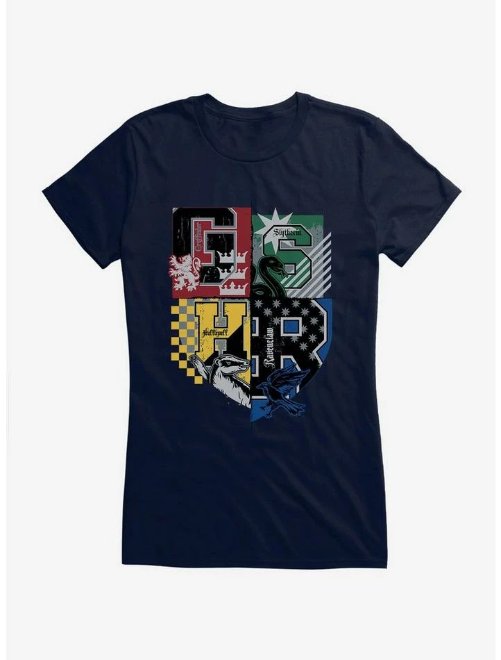Budget ๐ Harry Potter House Colors Shield ๐ง Girls T-Shirt ๐ - Image 4