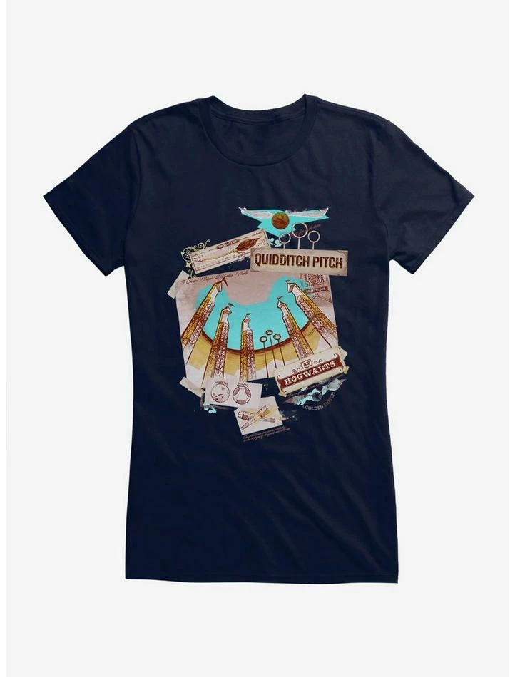 Outlet ๐ Harry Potter Quidditch Pitch ๐ง Girls T-Shirt โจ - Image 6