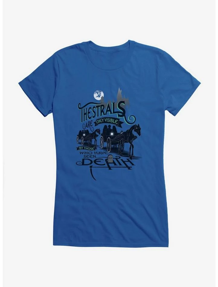 Hot Sale 🌟 Harry Potter Thestrals Visible By Death 👧 Girls T-Shirt ❤️ - Image 5