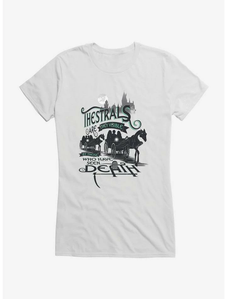 Hot Sale 🌟 Harry Potter Thestrals Visible By Death 👧 Girls T-Shirt ❤️ - Image 6