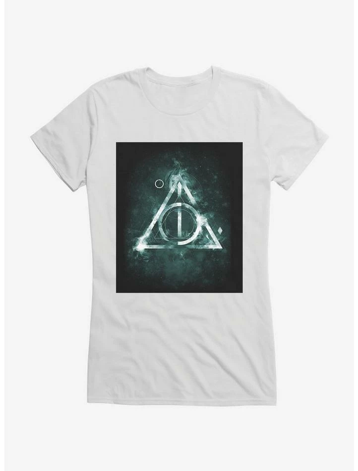 Promo ๐ Harry Potter Deathly Hallows Glow Symbol ๐ง Girls T-Shirt ๐ - Image 6