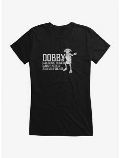 Best Sale 🤩 Harry Potter Dobby To The Rescue 👧 Girls T-Shirt 💯