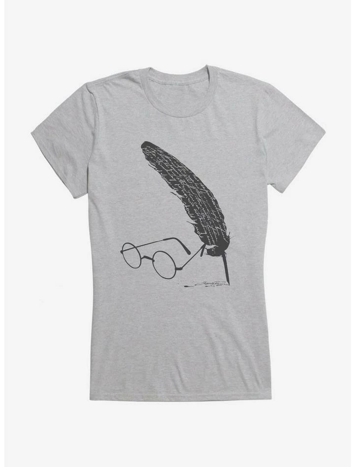 Coupon 🎁 Harry Potter Glasses and Quill Script 👧 Girls T-Shirt 🔔 - Image 4