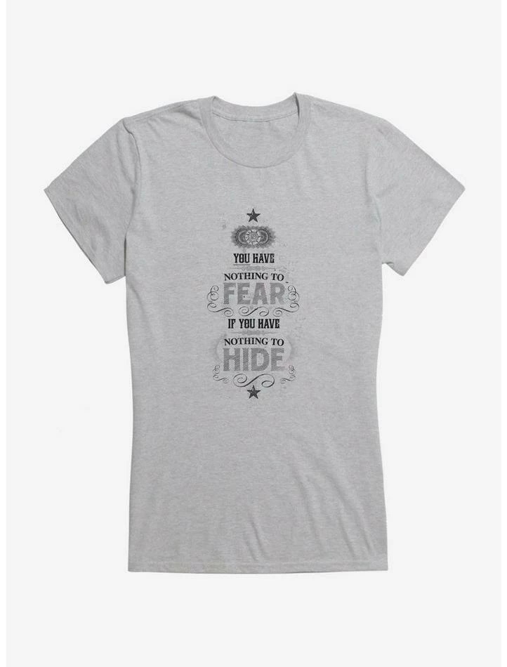 Cheap ๐ Harry Potter Nothing To Fear Quote ๐ง Girls T-Shirt ๐ - Image 3