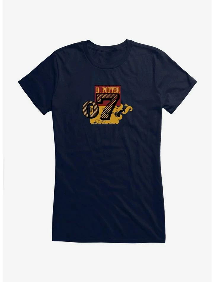 Coupon 🌟 Harry Potter Quidditch Team Number 7 👧 Girls T-Shirt 🔔 - Image 4
