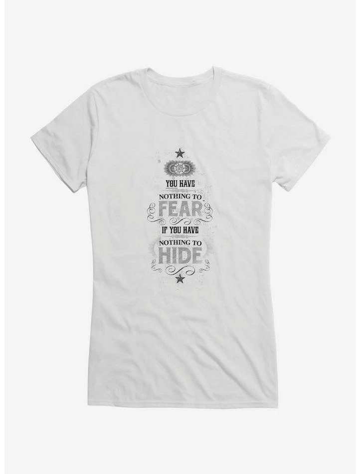 Cheap ๐ Harry Potter Nothing To Fear Quote ๐ง Girls T-Shirt ๐ - Image 6