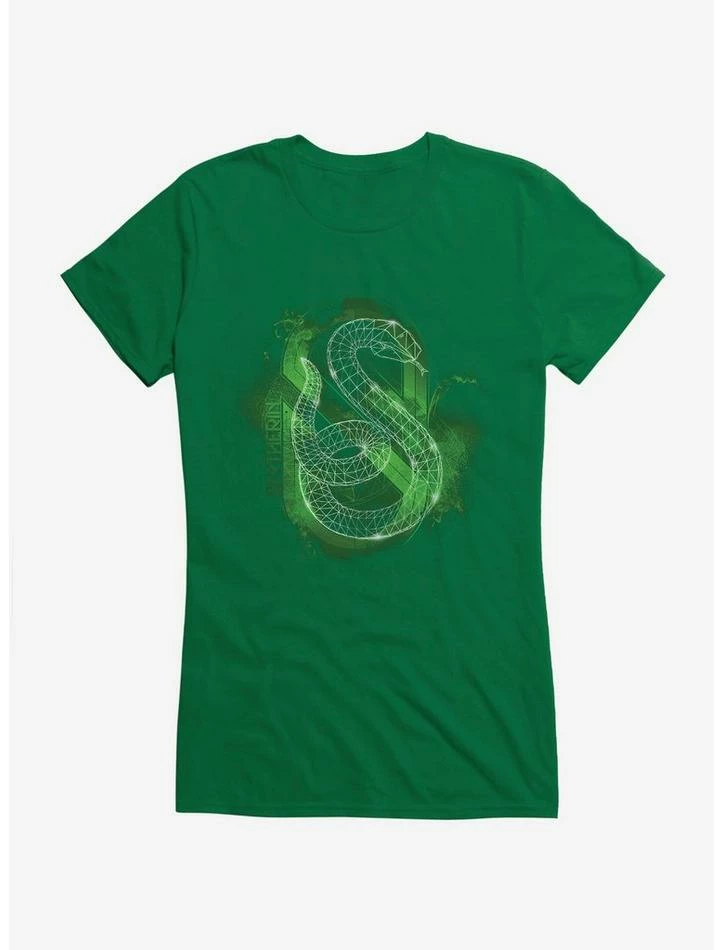 Hot Sale 🛒 Harry Potter Slytherin Snake 👧 Girls T-Shirt 🎉 - Image 3
