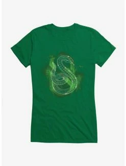 Hot Sale 🛒 Harry Potter Slytherin Snake 👧 Girls T-Shirt 🎉