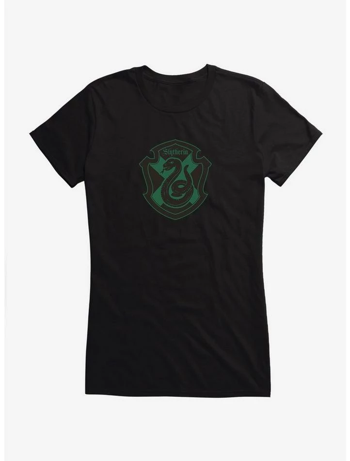 Discount ๐งจ Harry Potter Slytherin Shield X ๐ง Girls T-Shirt โ - Image 3