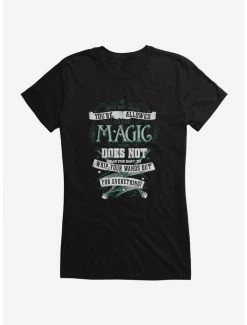Wholesale 😍 Harry Potter Wands Out Quote 👧 Girls T-Shirt 🥰