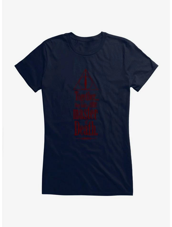 New 🎁 Harry Potter Deathly Halllows Master of Death 👧 Girls T-Shirt ⭐