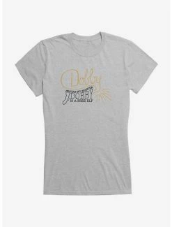 Best deal 💯 Harry Potter Dobby Is Free Elf Script 👧 Girls T-Shirt 🤩