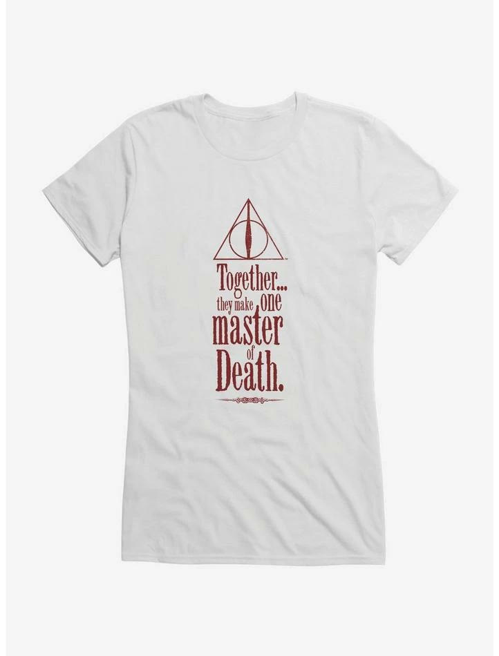 New 🎁 Harry Potter Deathly Halllows Master of Death 👧 Girls T-Shirt ⭐ - Image 6