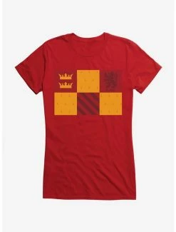 Top 10 👍 Harry Potter Gryffindor Checkered Patterns 👧 Girls T-Shirt 🥰