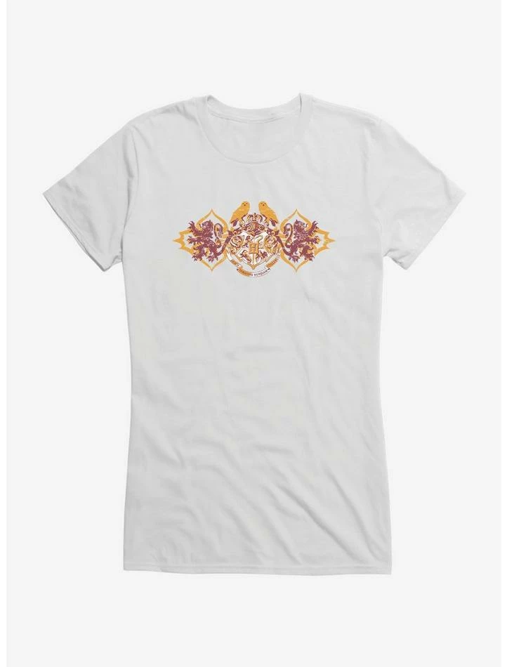 Coupon ๐ Harry Potter Hogwarts Shield and Gold ๐ง Girls T-Shirt โ๏ธ