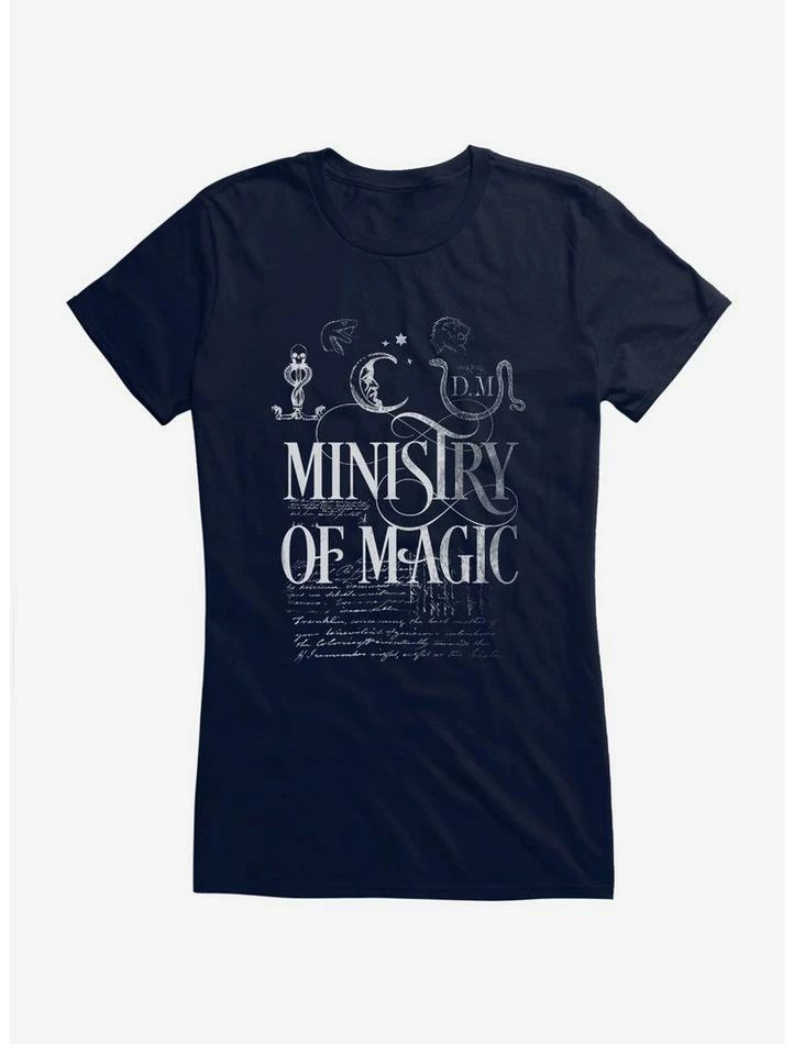 Wholesale π€© Harry Potter Ministry of Magic Text π§ Girls T-Shirt π - Image 4