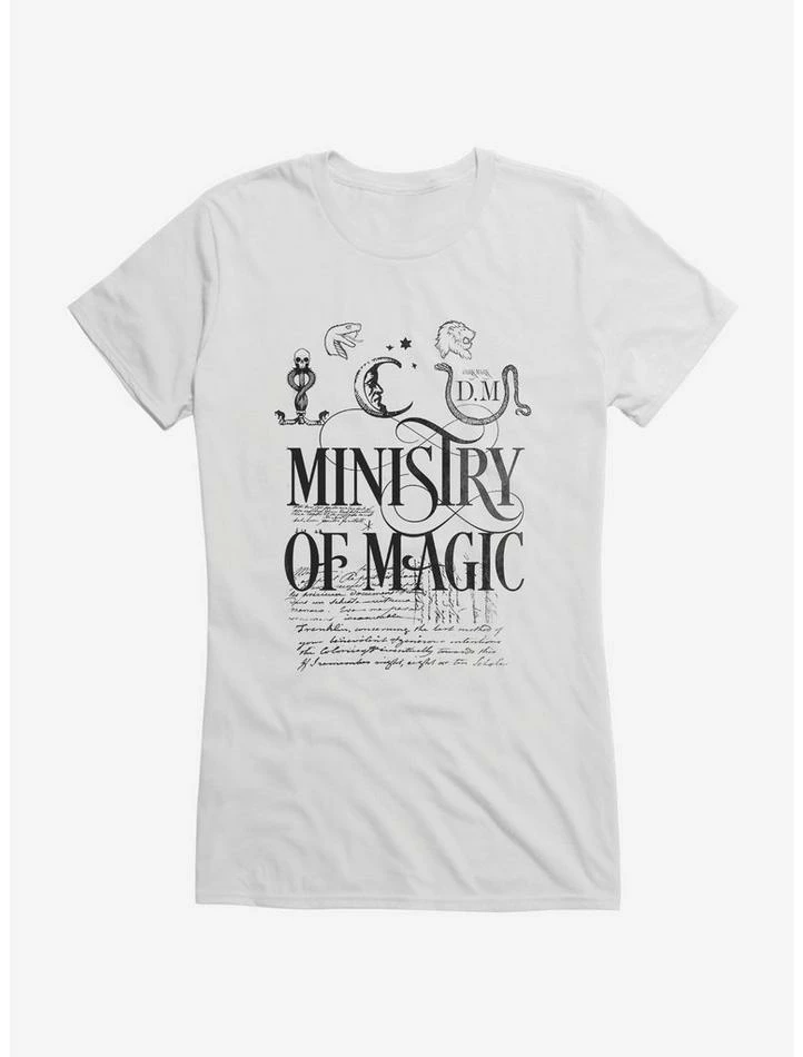 Wholesale π€© Harry Potter Ministry of Magic Text π§ Girls T-Shirt π