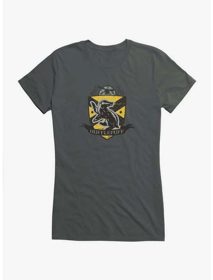 Coupon 😍 Harry Potter Hufflepuff Quidditch Team 👧 Girls T-Shirt 🔔 - Image 4