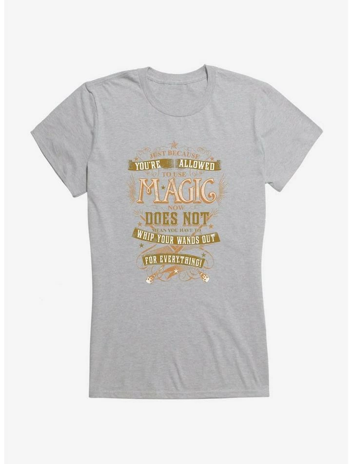 Best reviews of ⭐ Harry Potter Wands Out Quote 👧 Girls T-Shirt 🥰 - Image 3