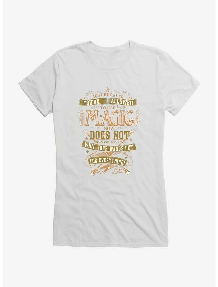 Best reviews of ⭐ Harry Potter Wands Out Quote 👧 Girls T-Shirt 🥰