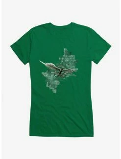 Cheap 🥰 Fantastic Beasts Thunderbird Script 👧 Girls T-Shirt 👍