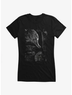 Cheap 🔔 Fantastic Beasts Niffler Sketches 👧 Girls T-Shirt 😉